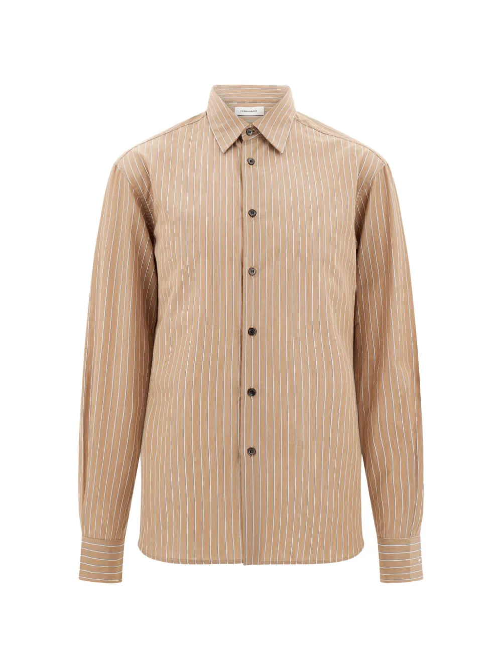 Ferragamo long sleeve shirt - Neutrals