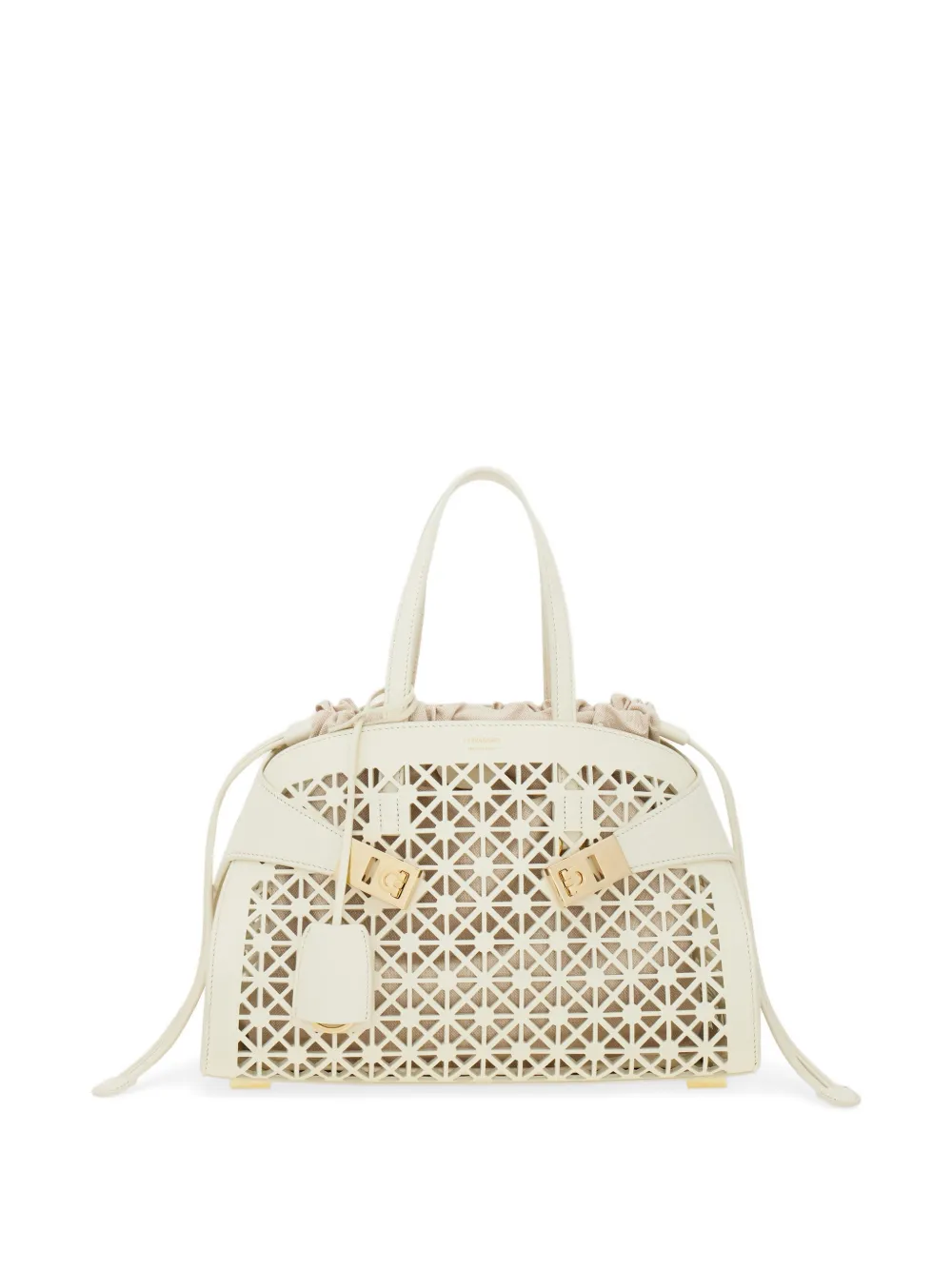 Ferragamo Hug handbag (M) - Weiß