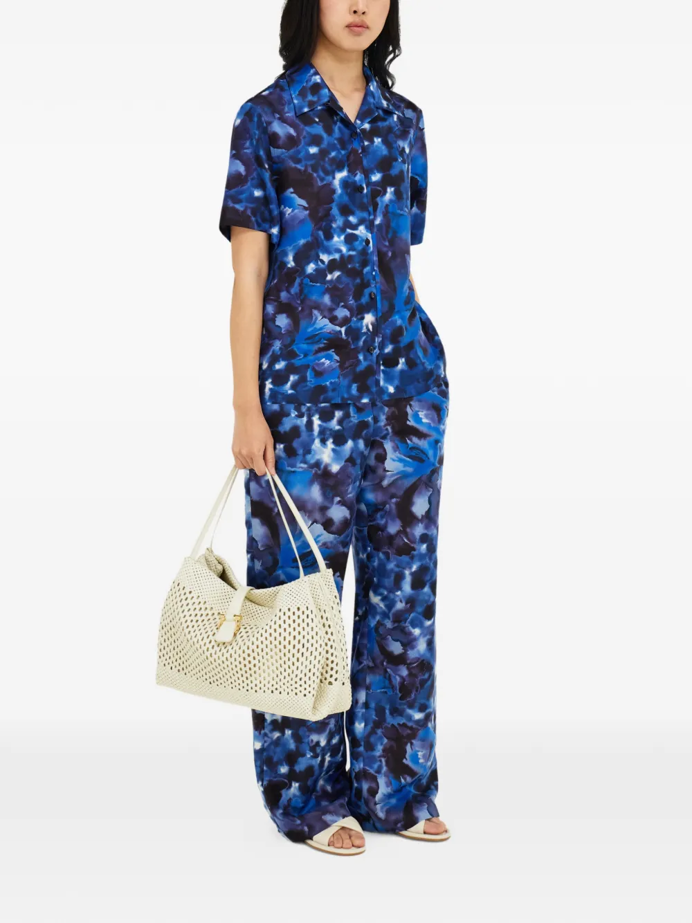 Ferragamo Mia grote shopper Wit