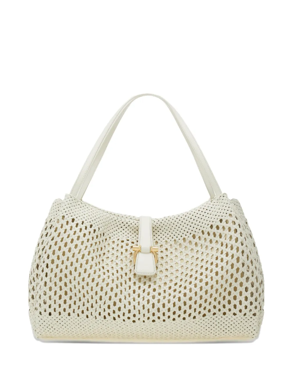 Ferragamo Borsa tote Mia (L) - Bianco