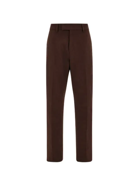 Ferragamo Calça chino de cashmere e algodão