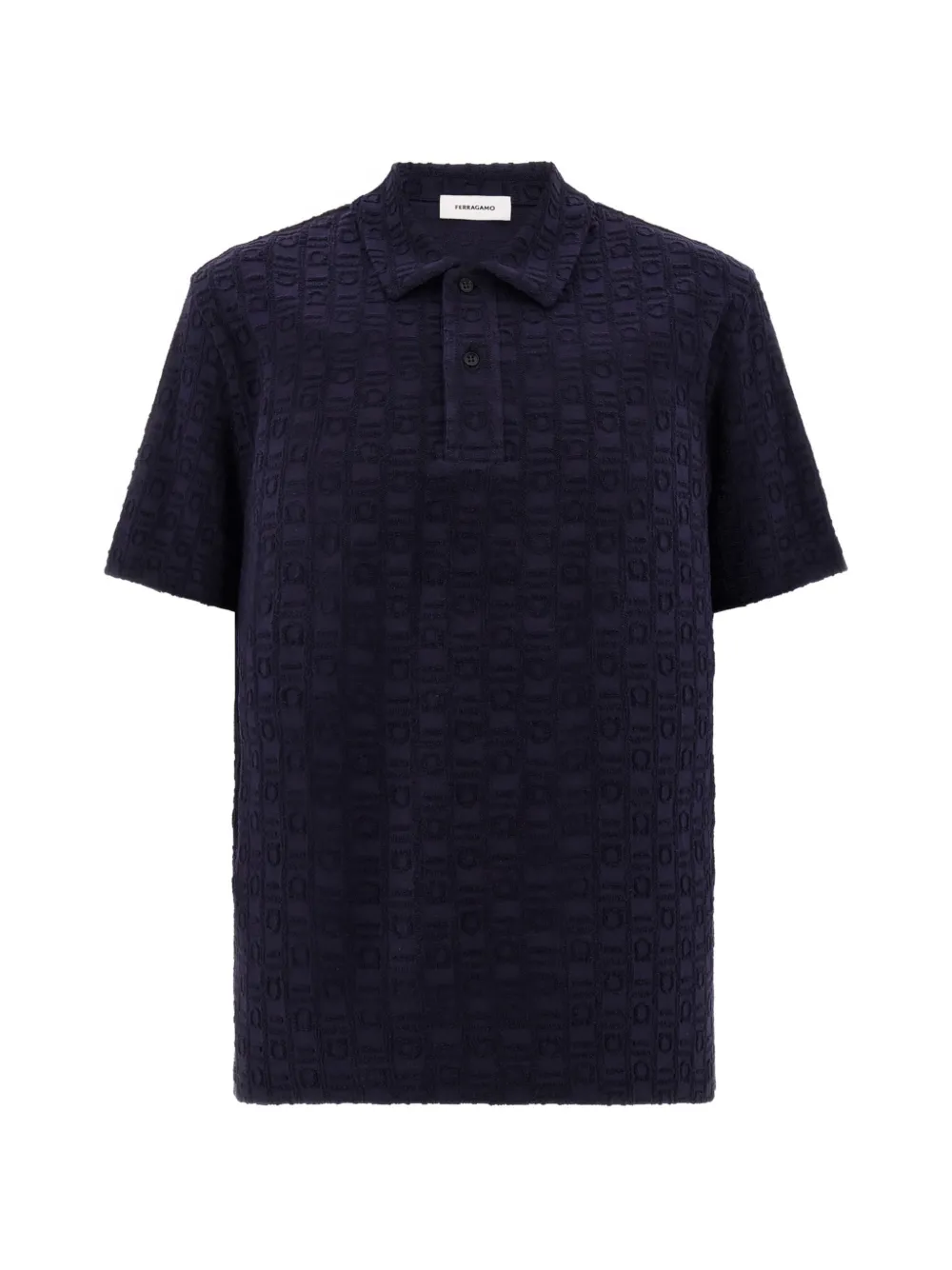 Ferragamo Monogram polo shirt - Blau