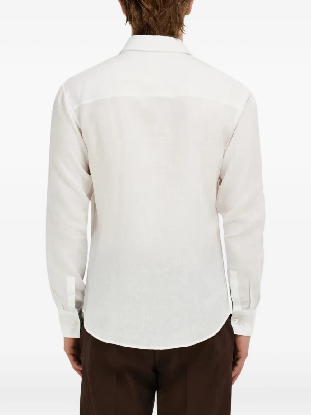 Ferragamo Popeline overhemd Wit