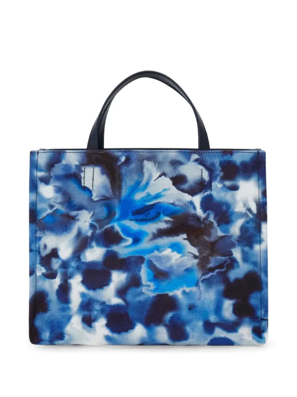 Ferragamo Carnation プリント ハンドバッグ M | ブルー | FARFETCH JP