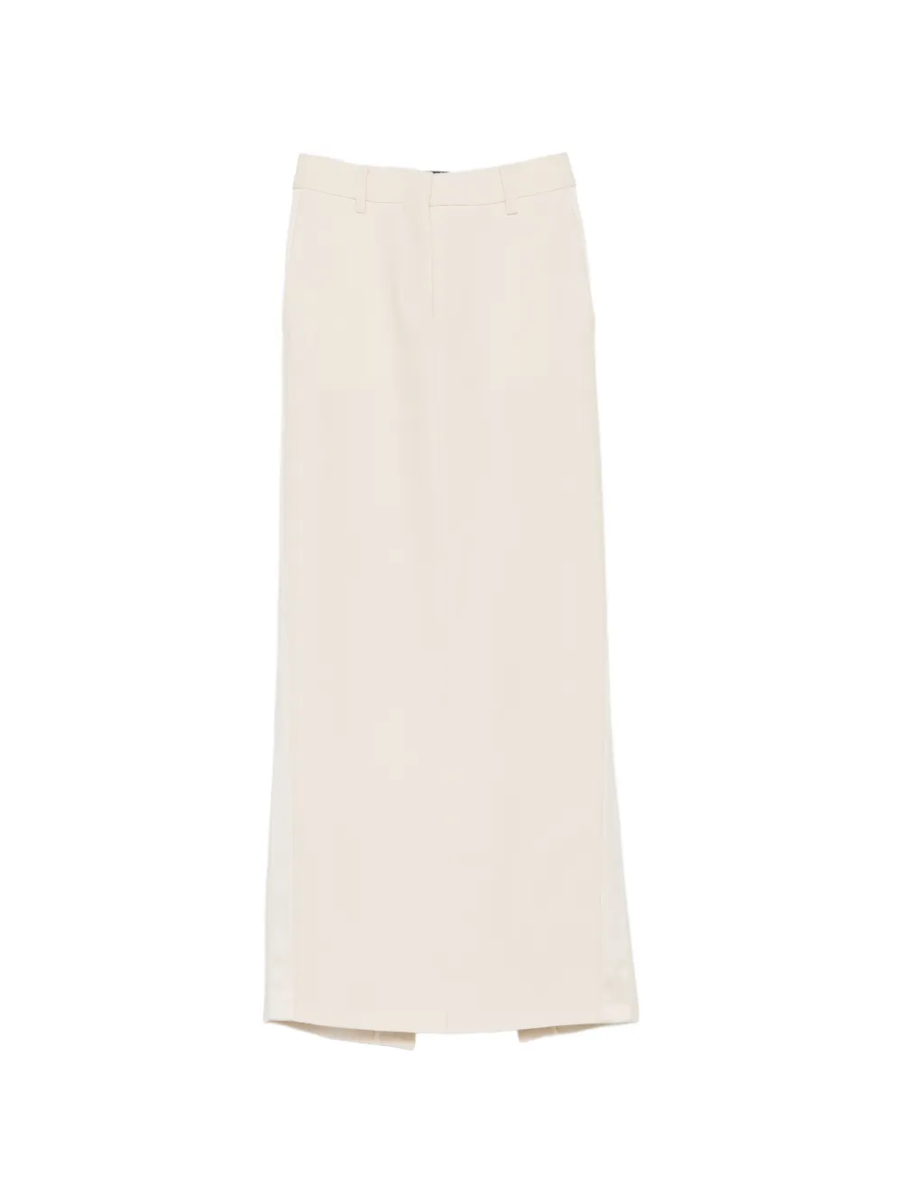 Fabiana Filippi belt-loop rear-slit maxi skirt - Nude