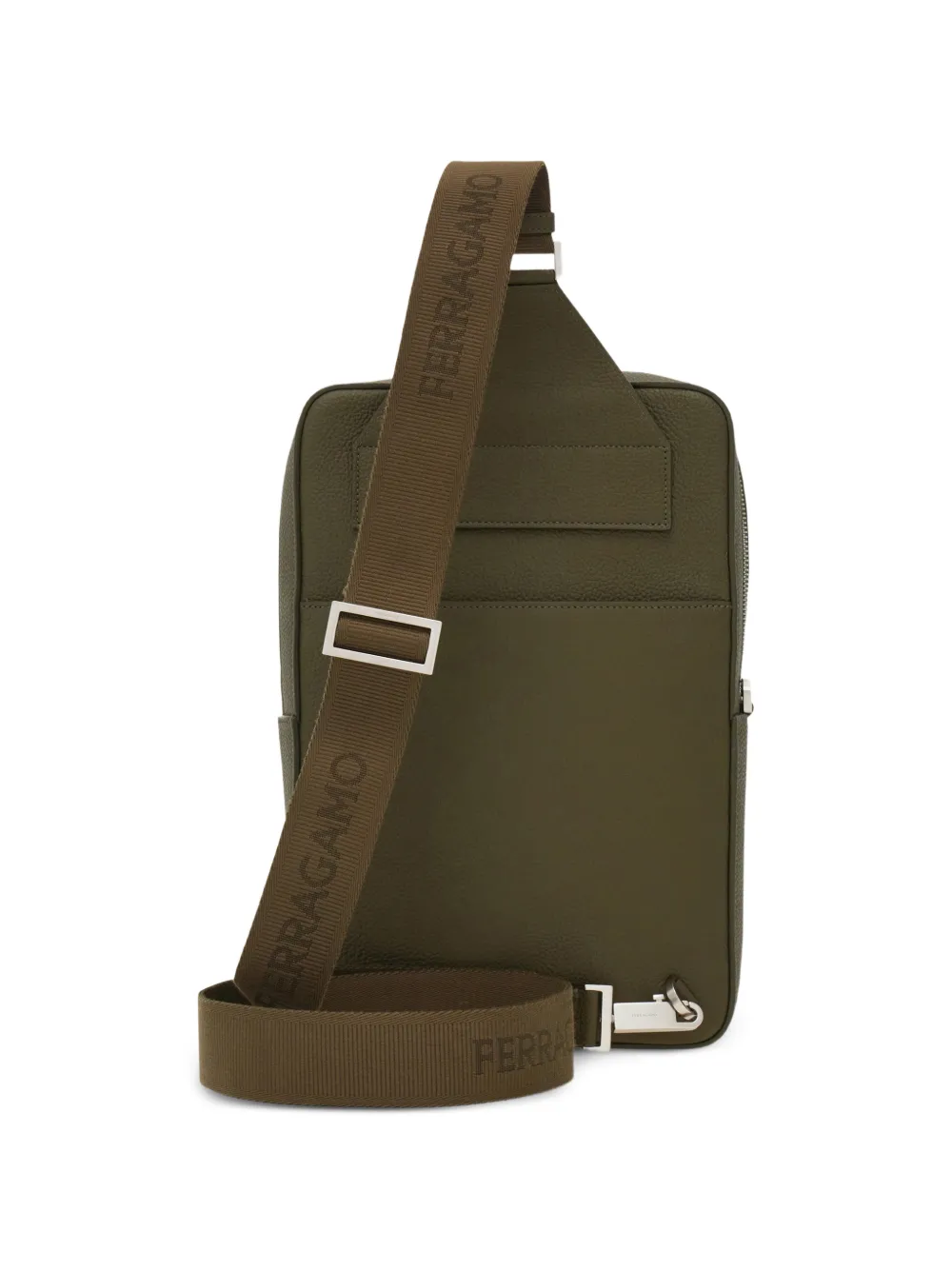 Ferragamo Hug tas met gesp Groen