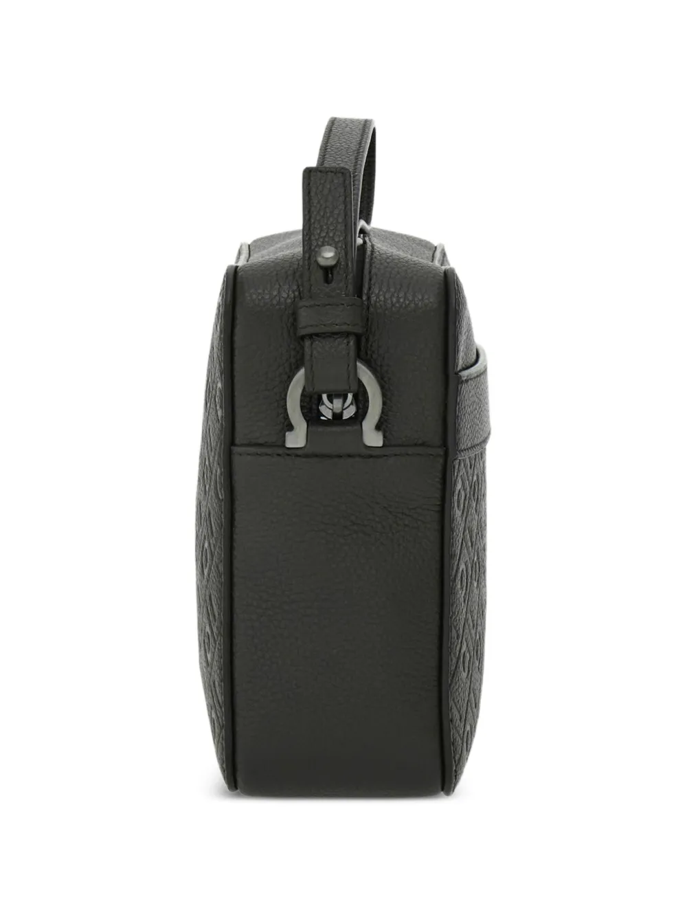 Ferragamo Schoudertas met monogram Zwart