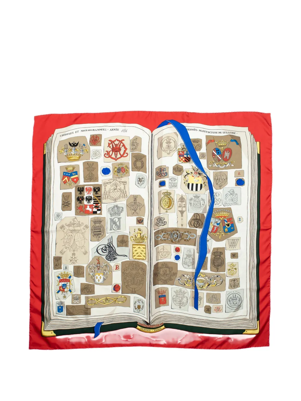 Hermès Pre-Owned Chiffres scarf - Toni neutri