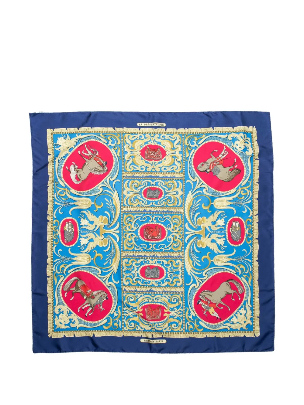 Hermès Pre-Owned La Presentation scarf - Blau