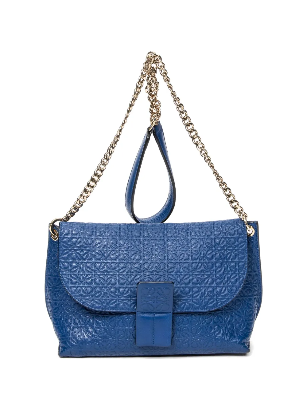 Loewe Pre-Owned Anagram-embossed crossbody bag - Blau