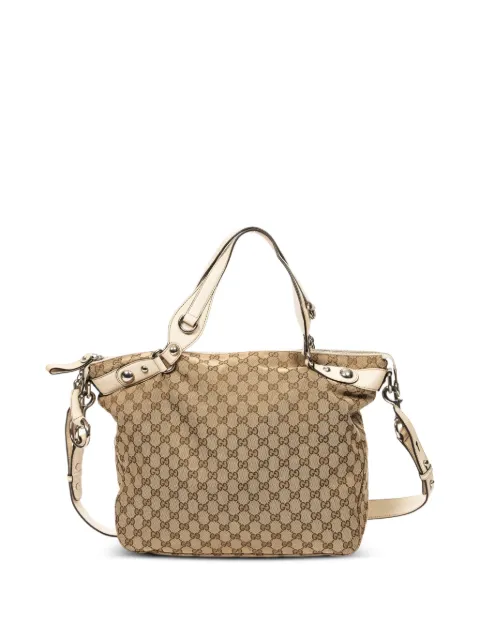 Gucci Pre-Owned GG Supreme leather-print shoulder bag