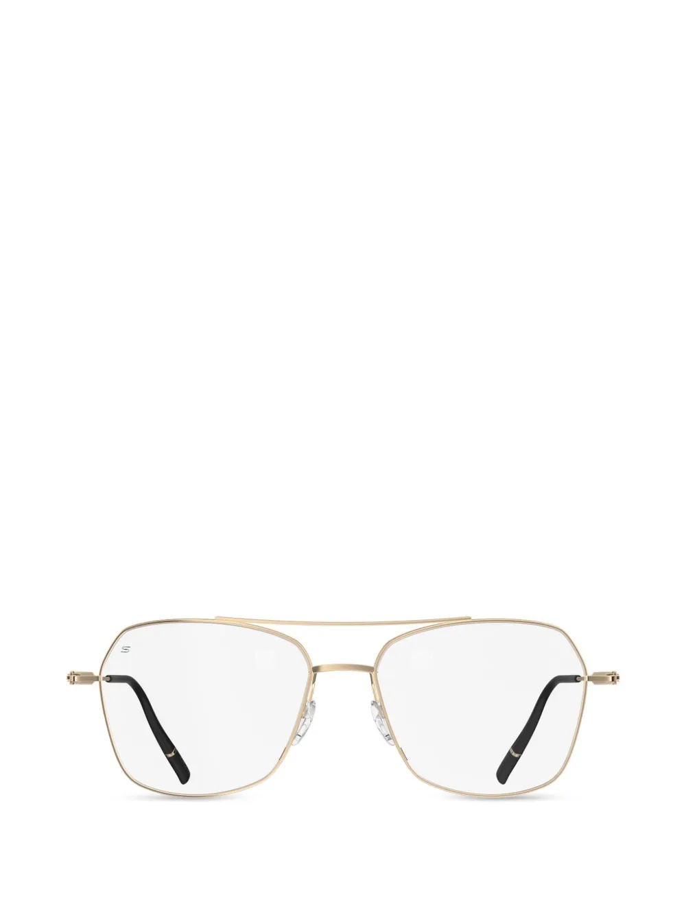 Silhouette Pure Visionary geometric-frame glasses - Oro