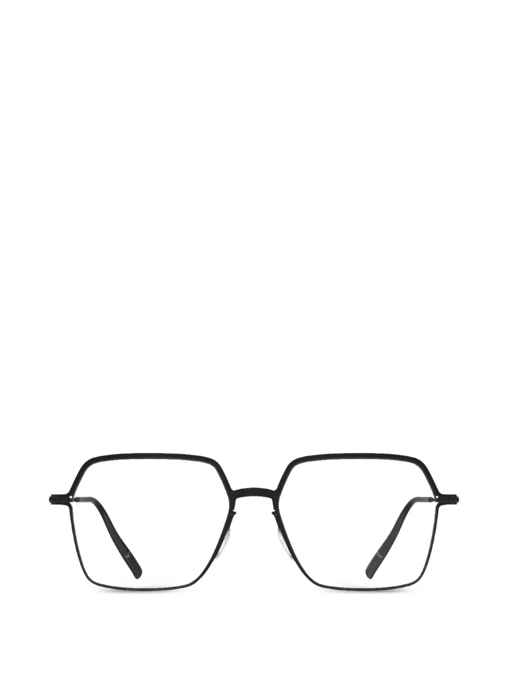 Silhouette Titanium Reframed geometric-frame glasses - Nero