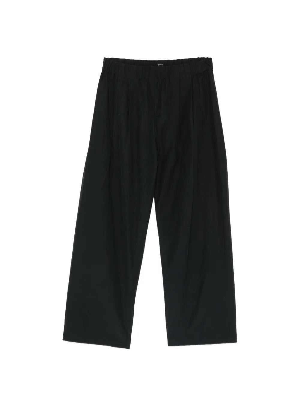 Apuntob pleated wide-leg trousers - Nero