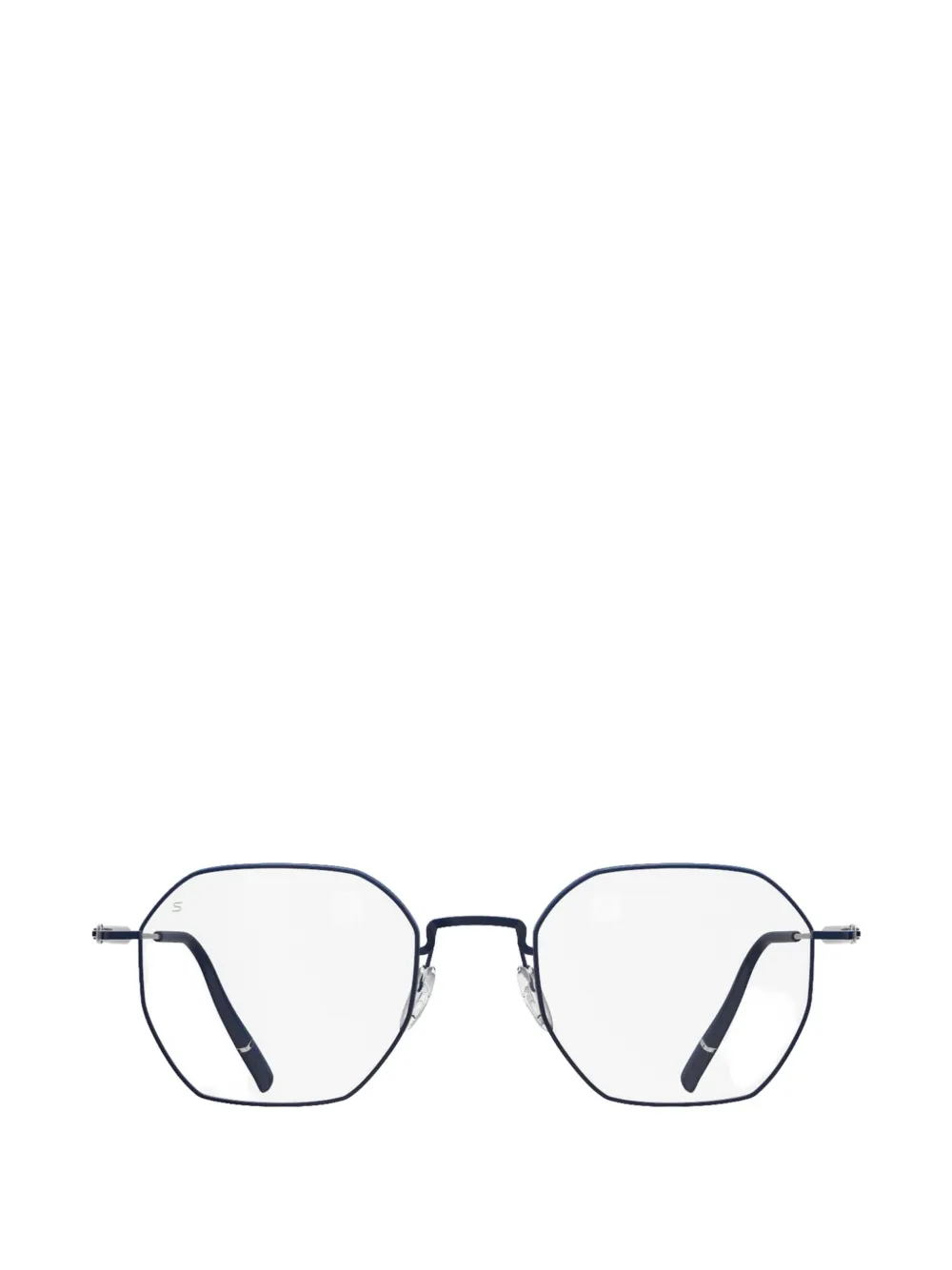 Silhouette 퓨어 비지오너리 기하학 프레임 안경