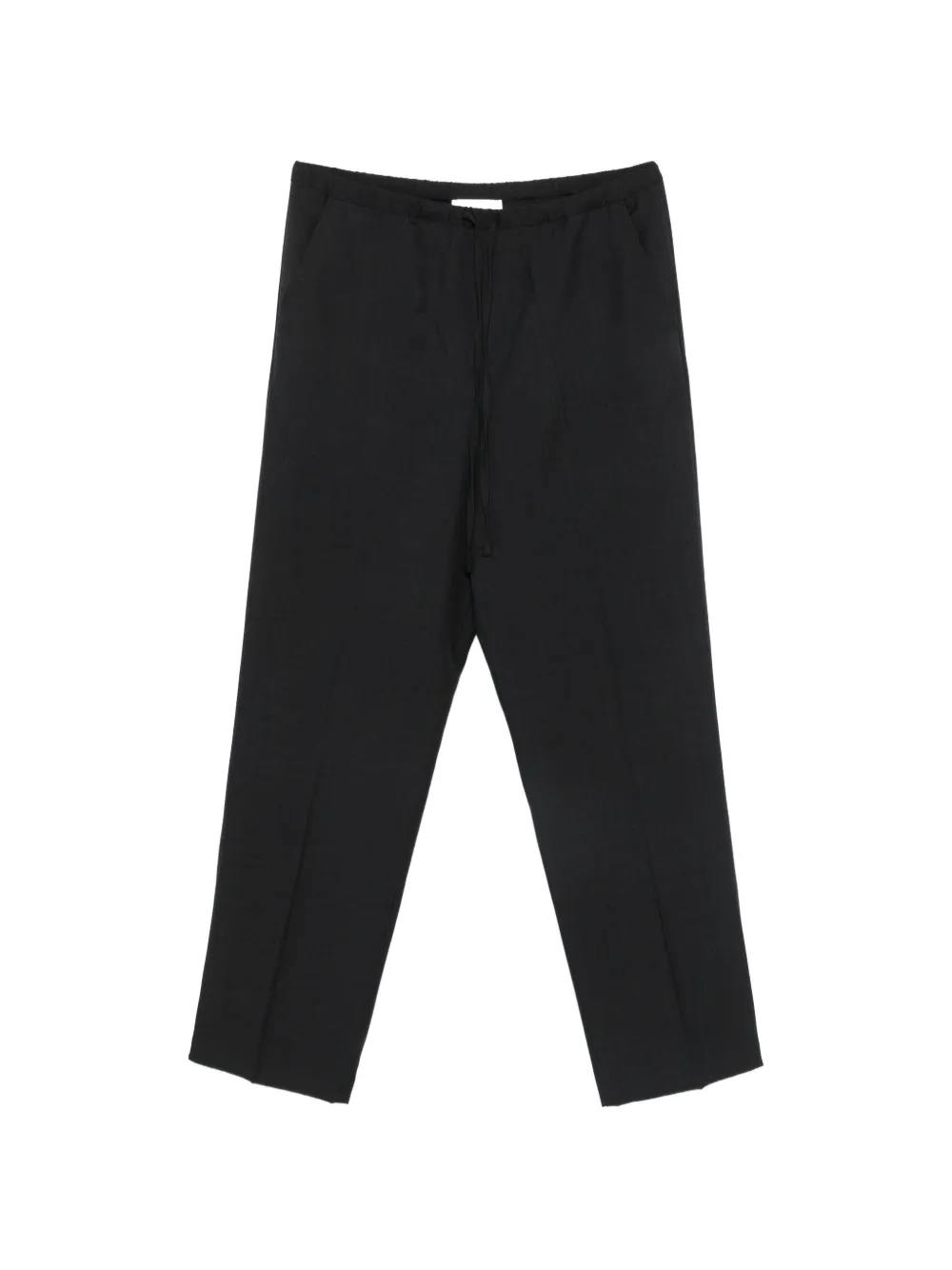 Second/Layer drawstring-waist pressed-crease trousers - Giallo