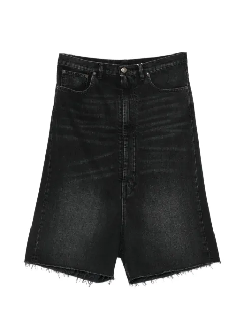 Maison Margiela raw-edge denim shorts