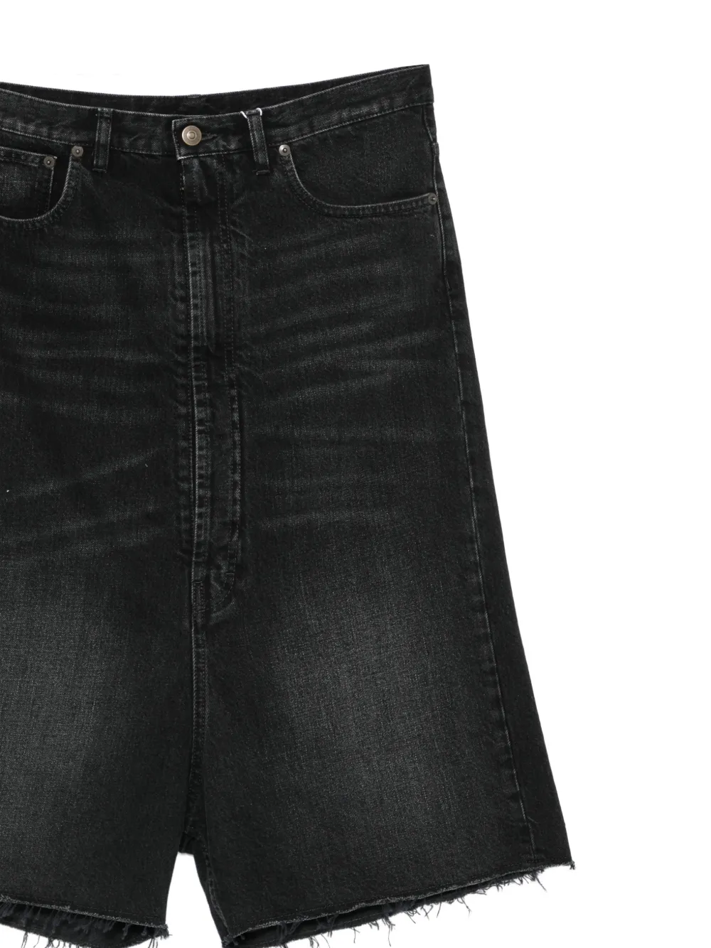 Maison Margiela Denim shorts Zwart