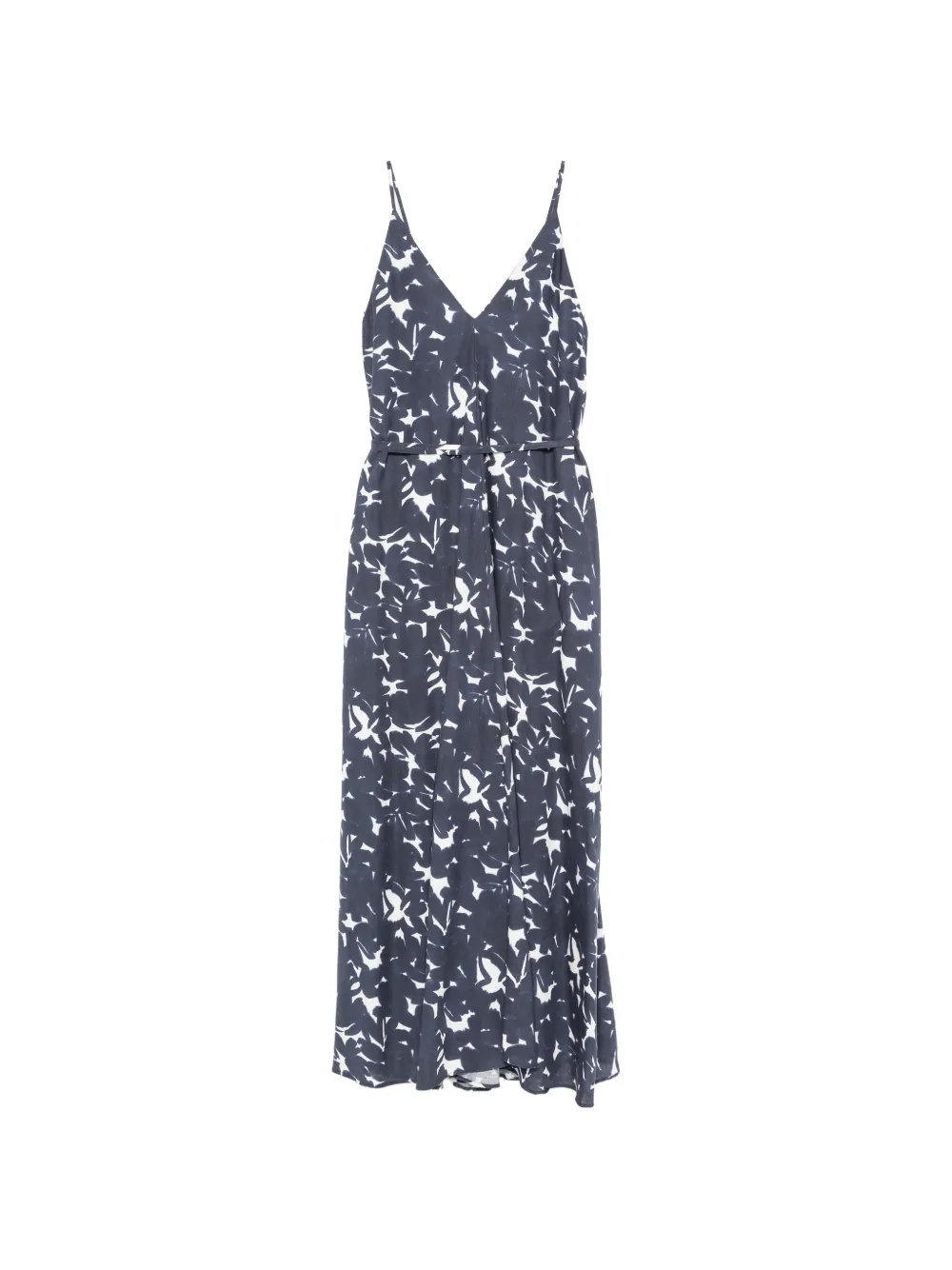 Xacus Amelia abstract-print maxi dress - Blu