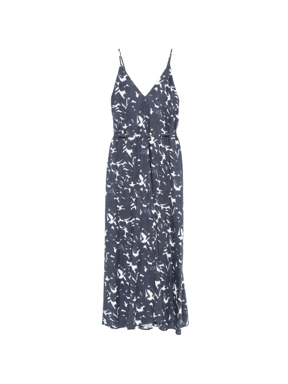 Xacus Amelia abstract-print maxi dress - Blu