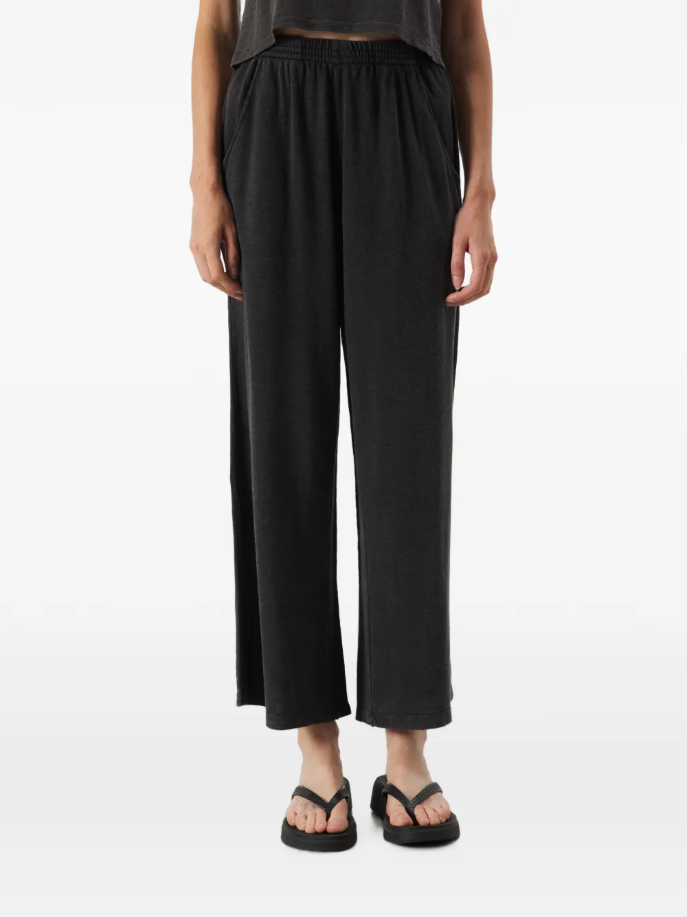 American Vintage Pojy trainingsbroek met wijde pijpen Grijs