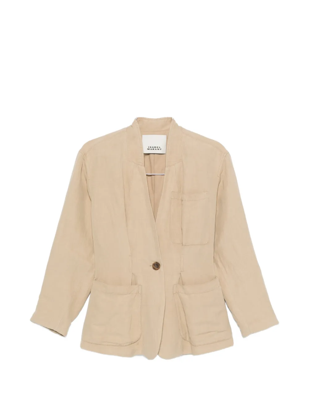 ISABEL MARANT Soraya single-breasted jacket - Nude