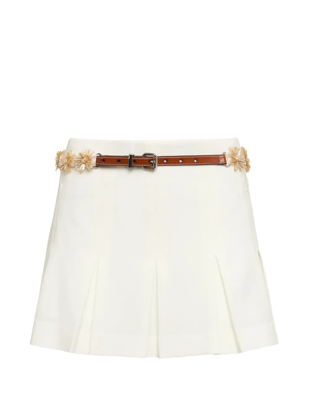 Cinq A Sept Sunflare Aanya Skort mini skirt - Bianco