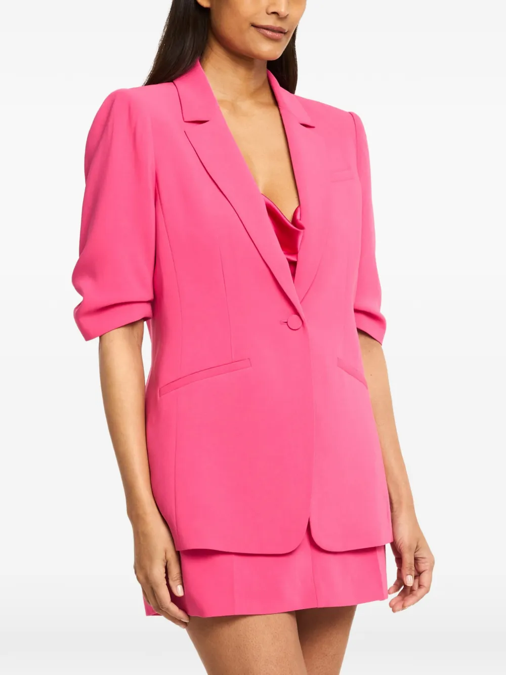 Cinq A Sept Khloe blazer met korte mouwen Roze