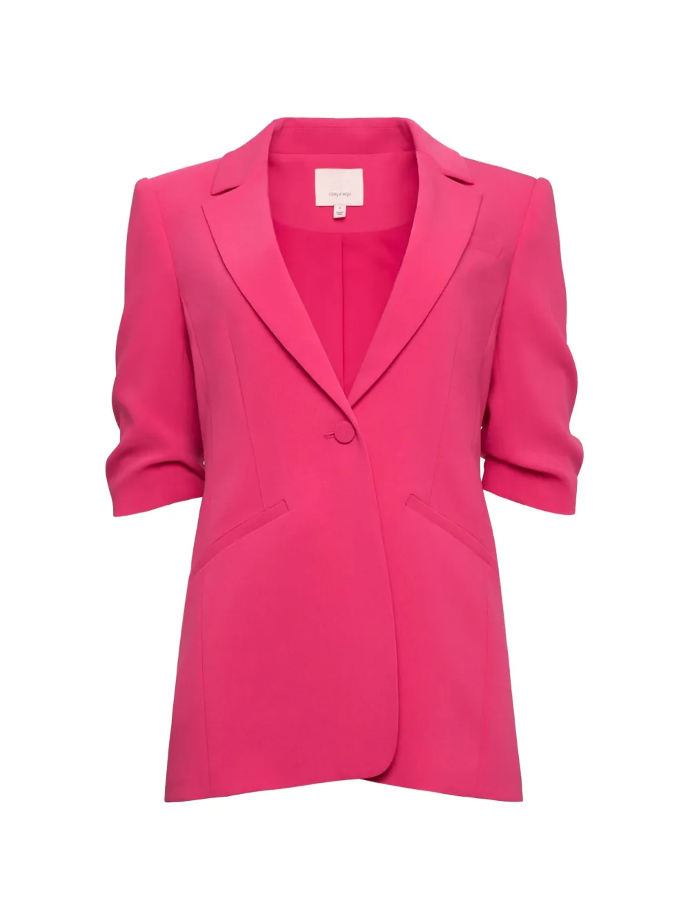 Cinq A Sept Khloe short-sleeve blazer - Pink