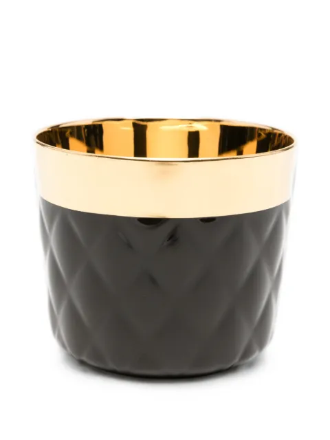SIEGER by FÜRSTENBERG Noir Cushion quilted-effect tumbler