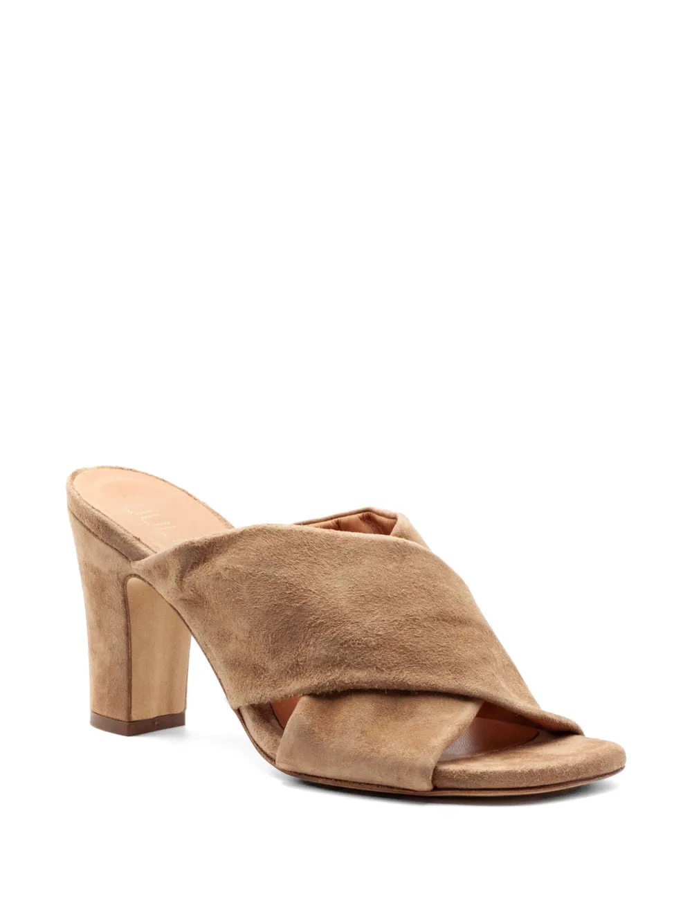Julie Dee criss-cross suede sandals Bruin