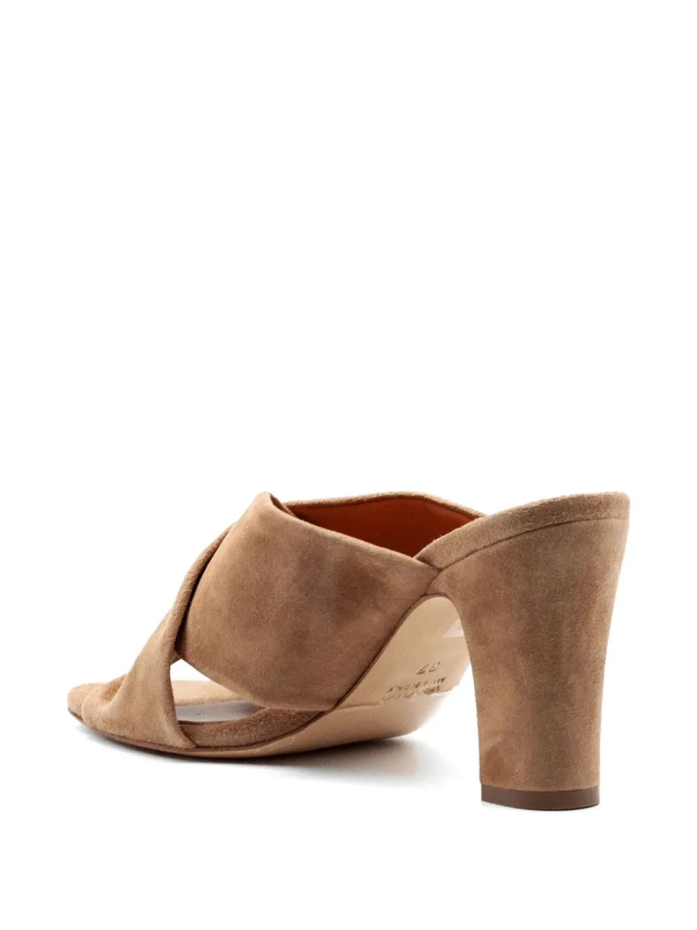 Julie Dee criss-cross suede sandals Bruin