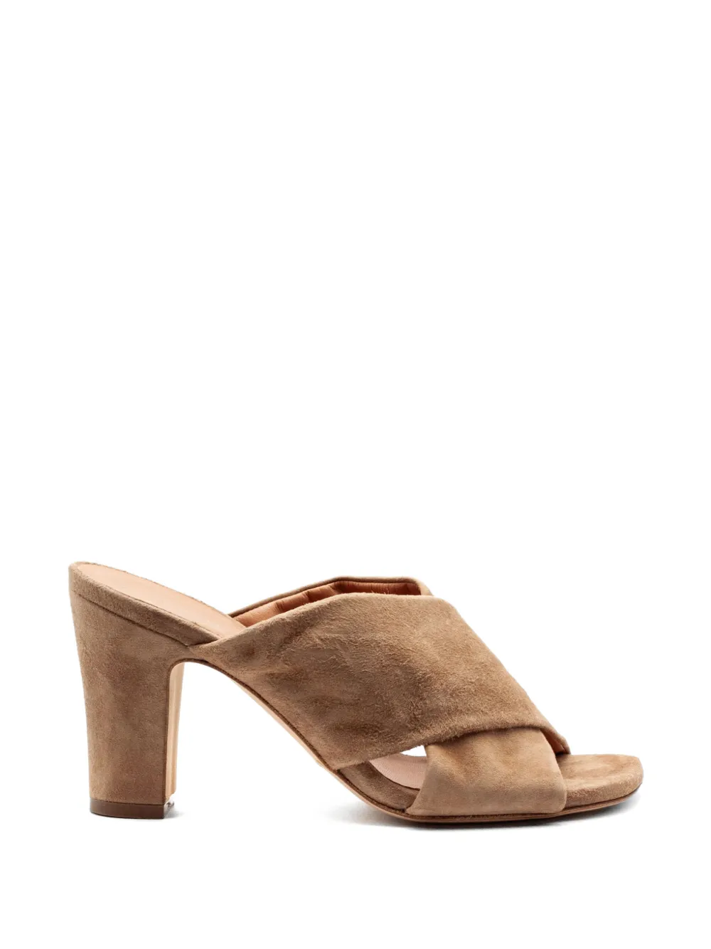 Julie Dee criss-cross suede sandals Bruin