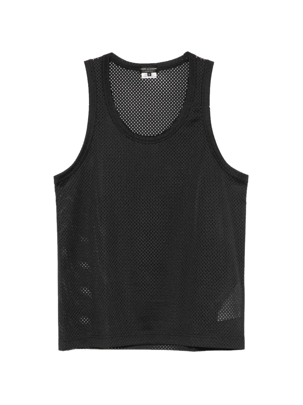 Comme des Garçons Homme Plus mesh tank top - Nero