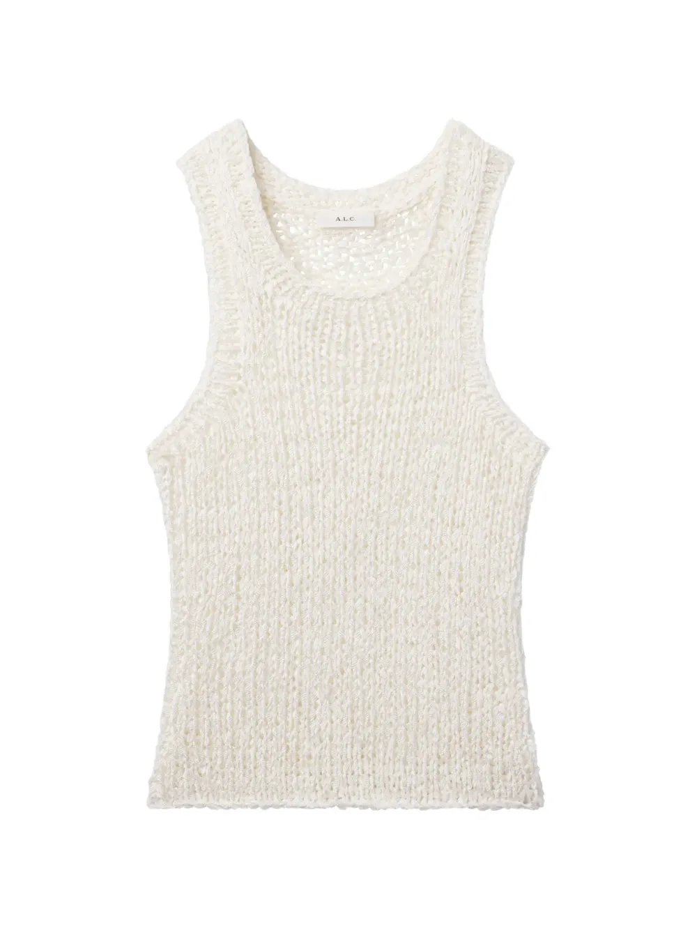 A.L.C. Nelly open-knit top - Weiß
