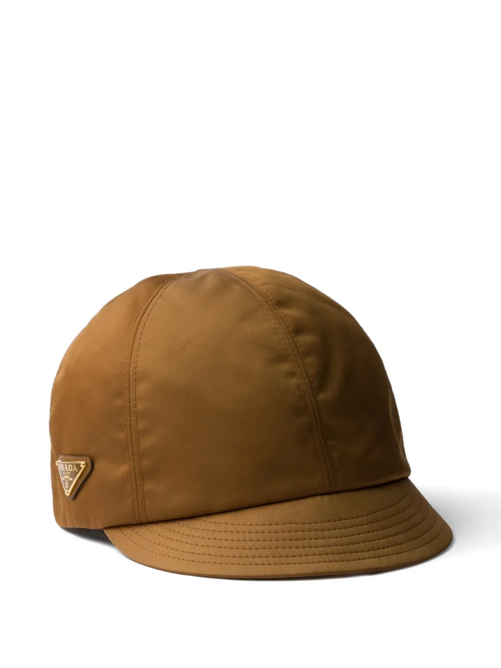 Prada Re-nylon cap - Marrone