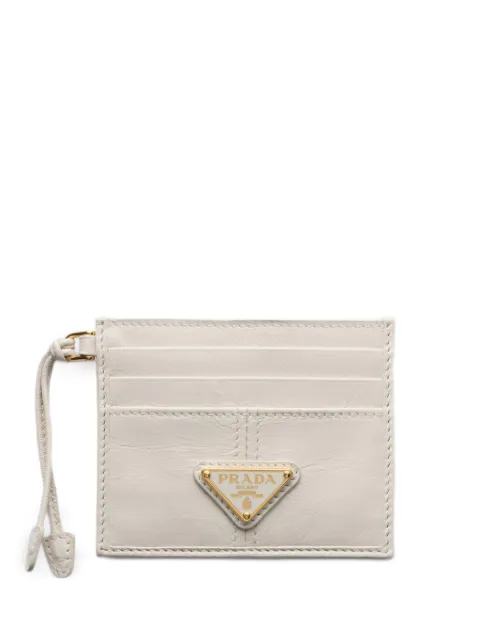 Prada leather card holder