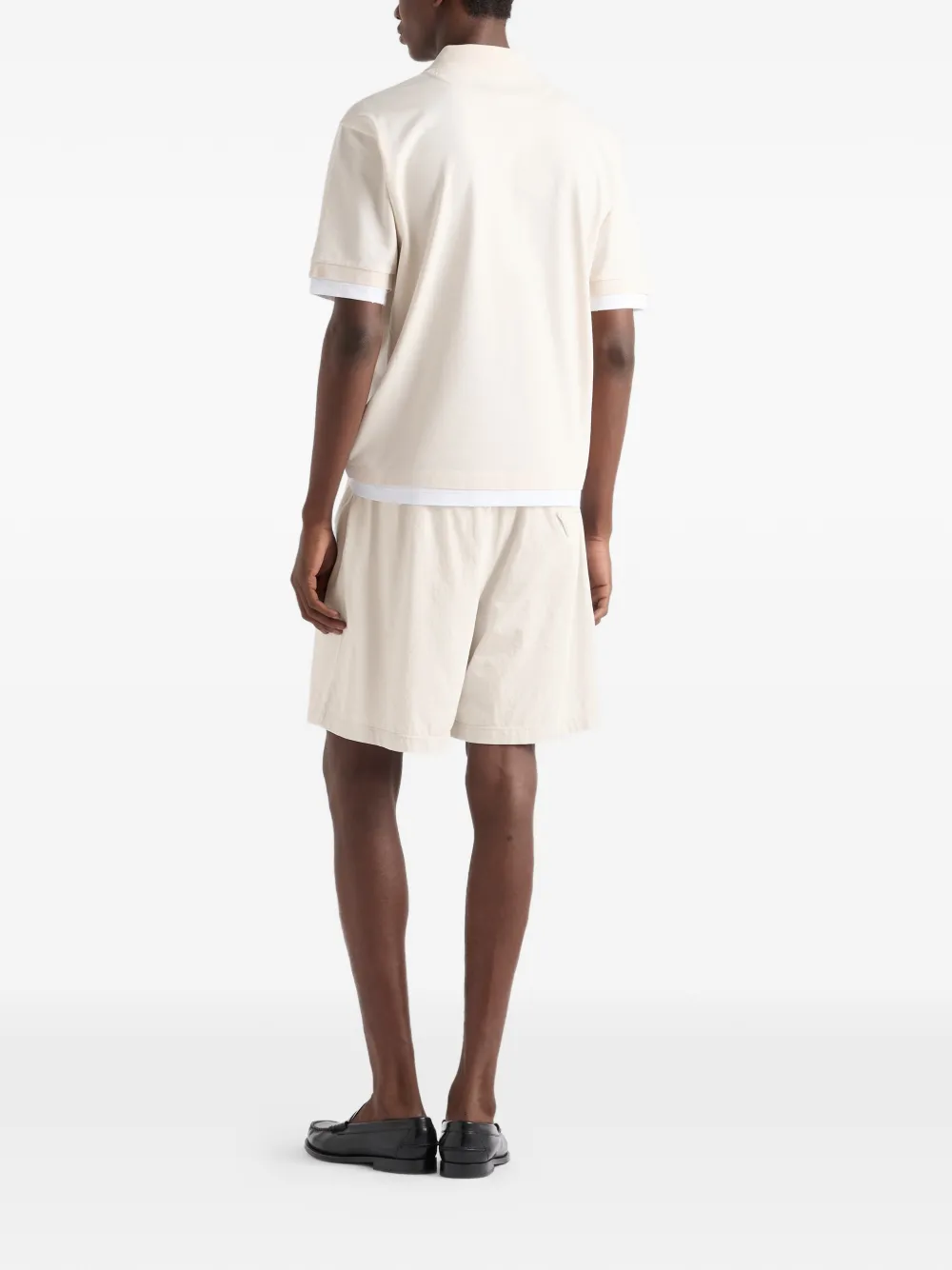 Prada Katoenen poloshirt Beige