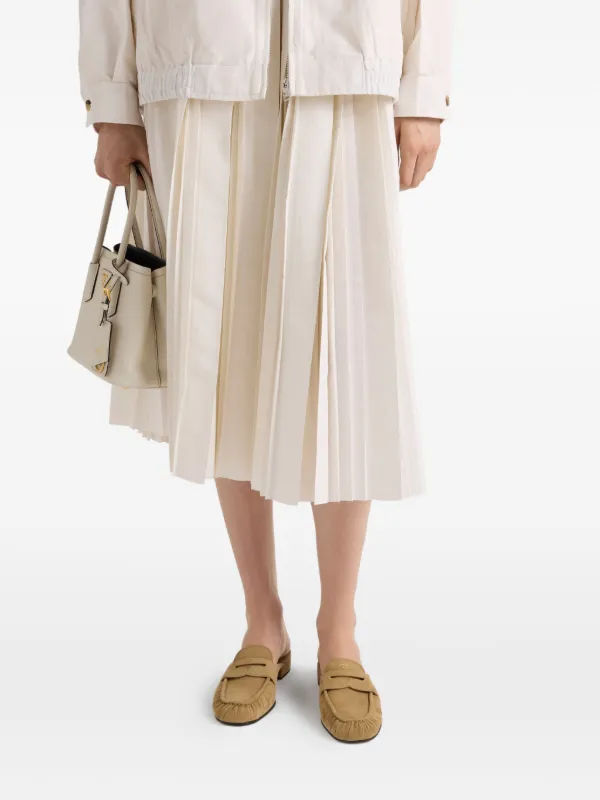 Prada Suede Mules | Neutrals | FARFETCH