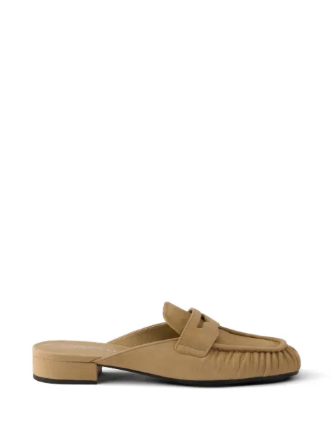 Prada suede mules