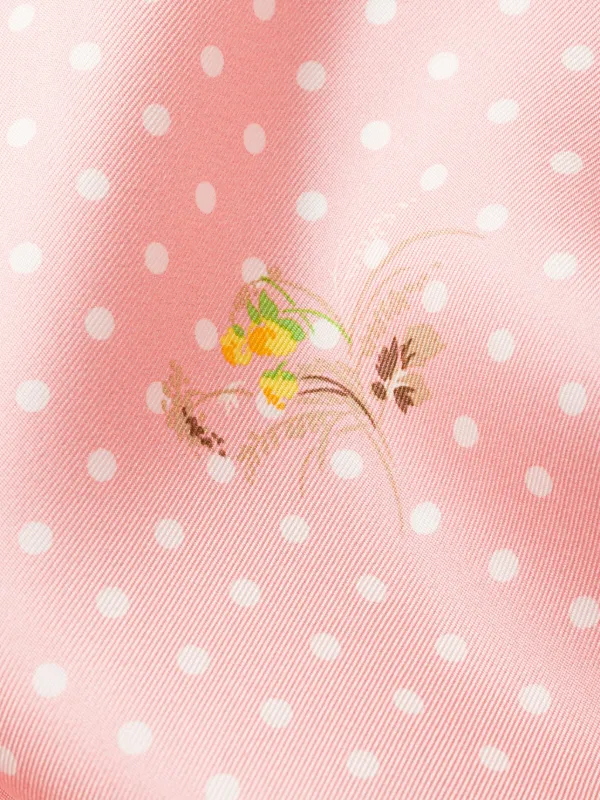 Prada プリント 90 シルクツイルスカーフ | ピンク | FARFETCH JP