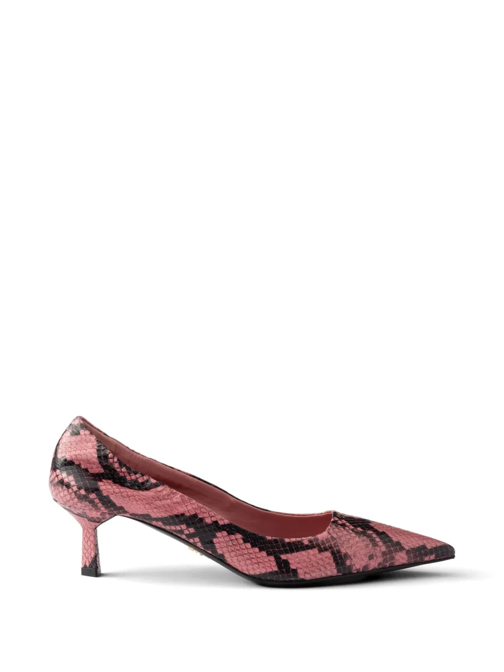 Prada printed Ayers leather pumps - Rosa