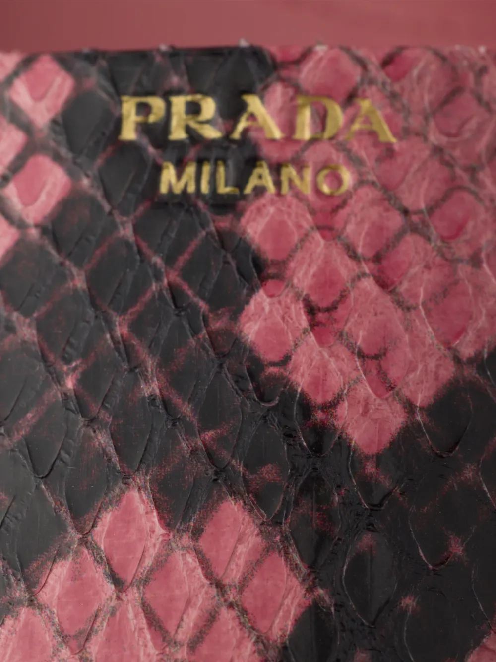 Prada Ayers leren pumps met print Roze