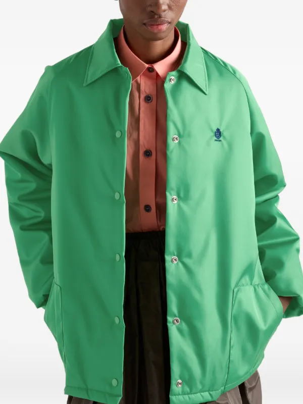 Prada リナイロン ジャケット | グリーン | FARFETCH JP