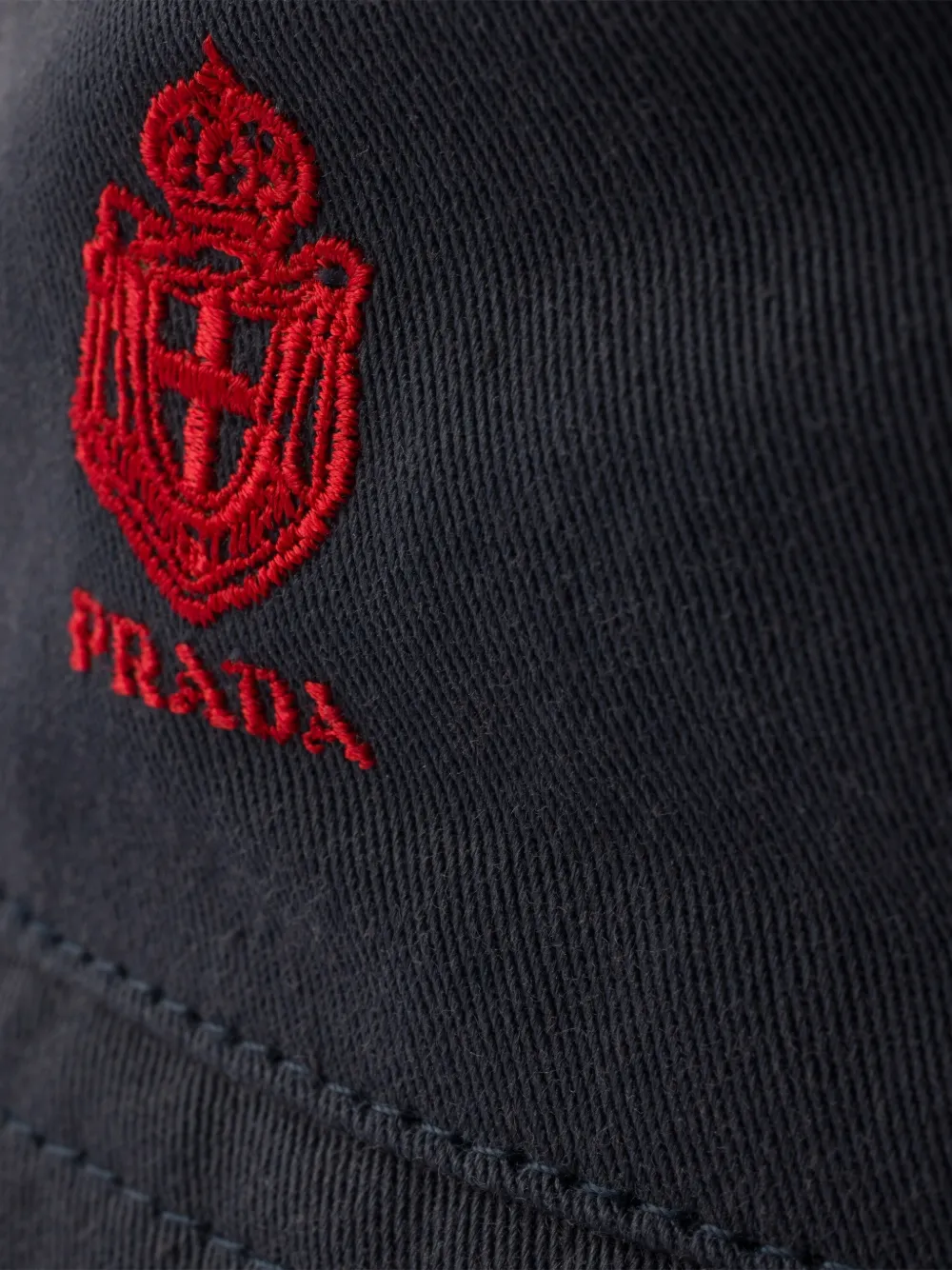 Prada Gabardine vissershoed Blauw