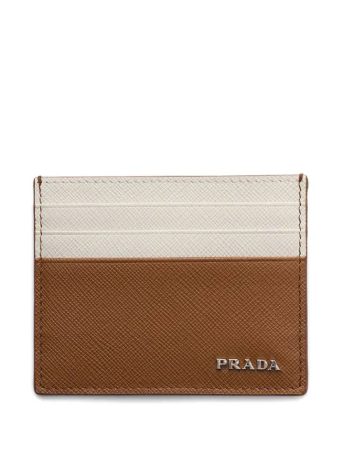 Prada Saffiano leather card holder