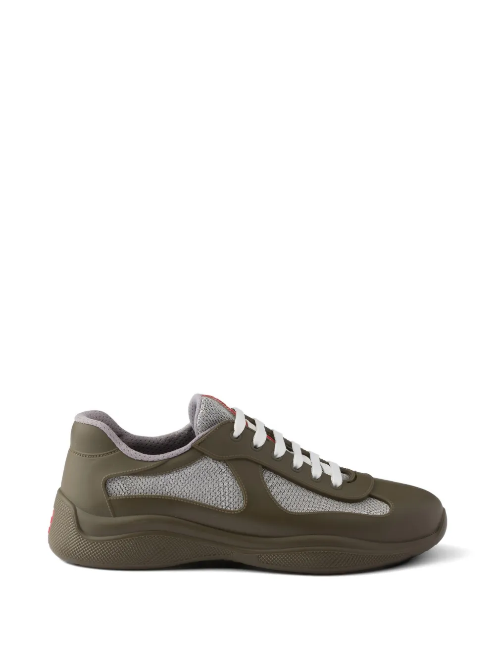 Prada Prada America's Cup Soft rubber and bike fabric sneakers - Verde