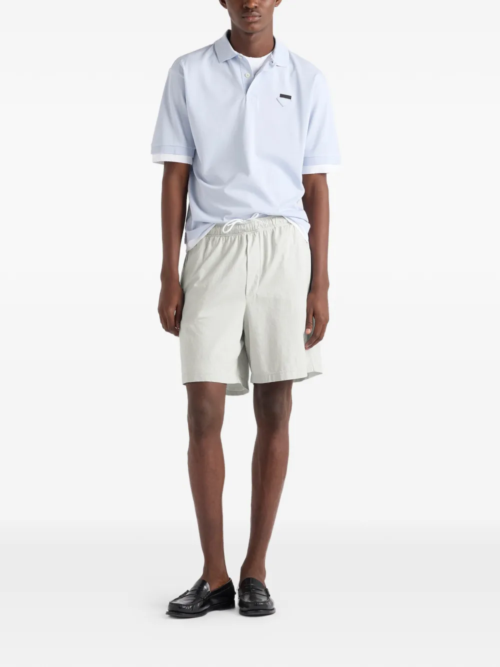 Prada Katoenen poloshirt Blauw