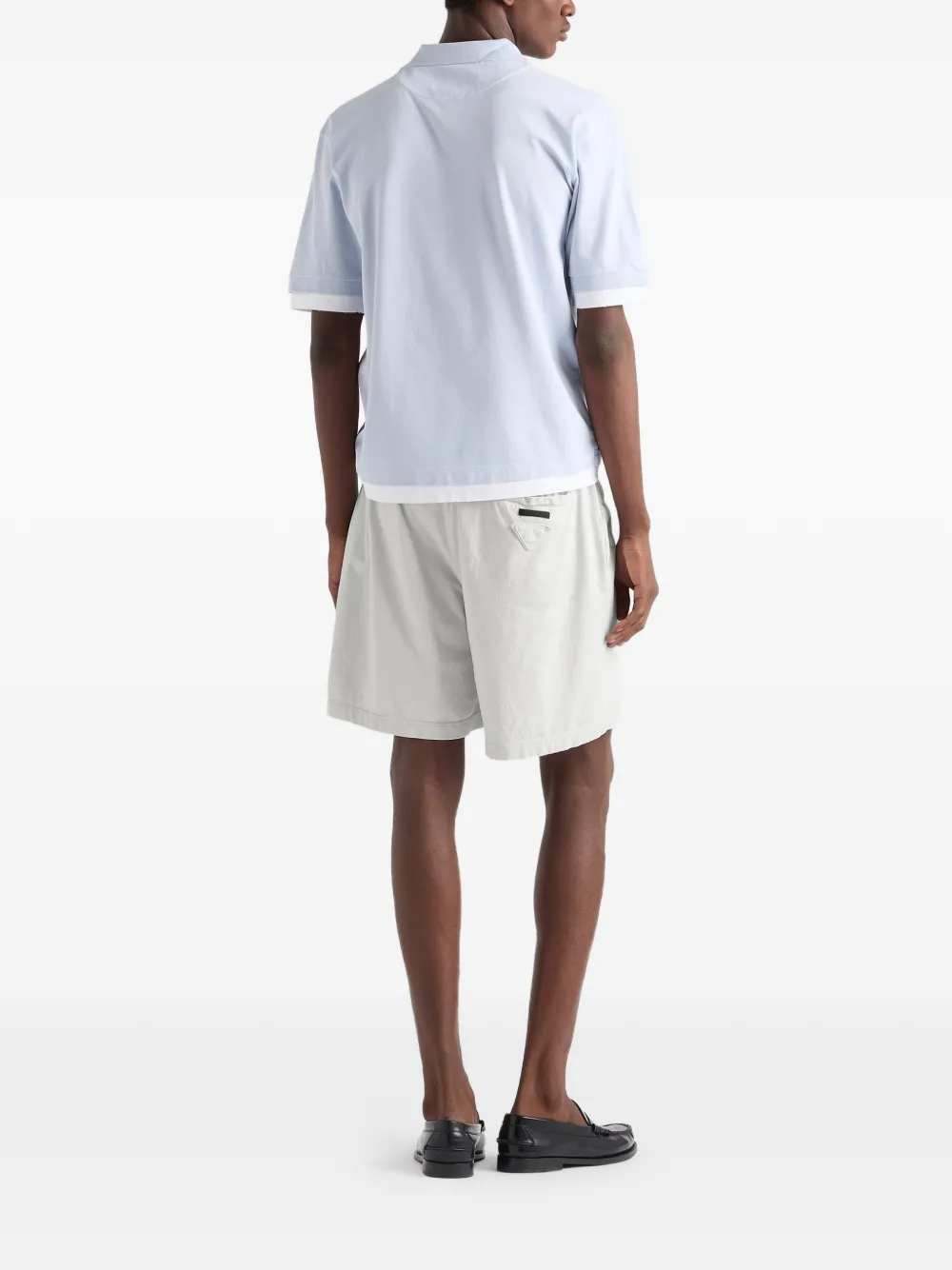 Prada Katoenen poloshirt Blauw