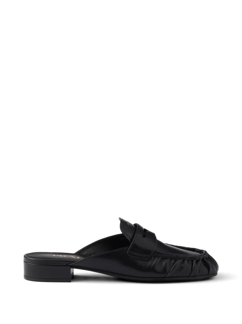 Prada leather mules - Nero